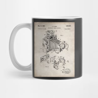 Vintage Camera Patent - Photographic Camera Art - Antique Mug